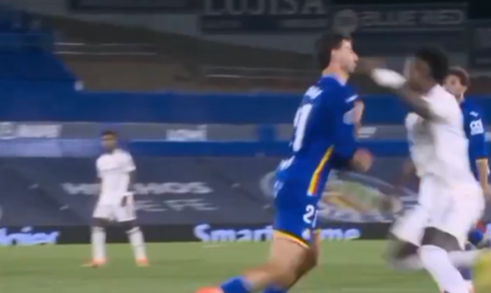 ZACHOWANIE Viniciusa w meczu z Getafe O.o [VIDEO]